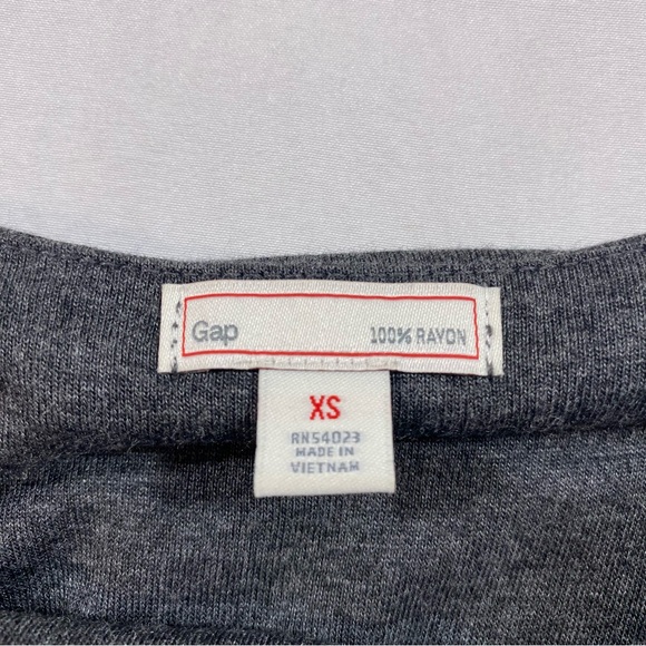 Gap Maxi Dress Woman’s X-Small Spaghetti adjustable Strap Charcoal Gray Jersey - Picture 2 of 14